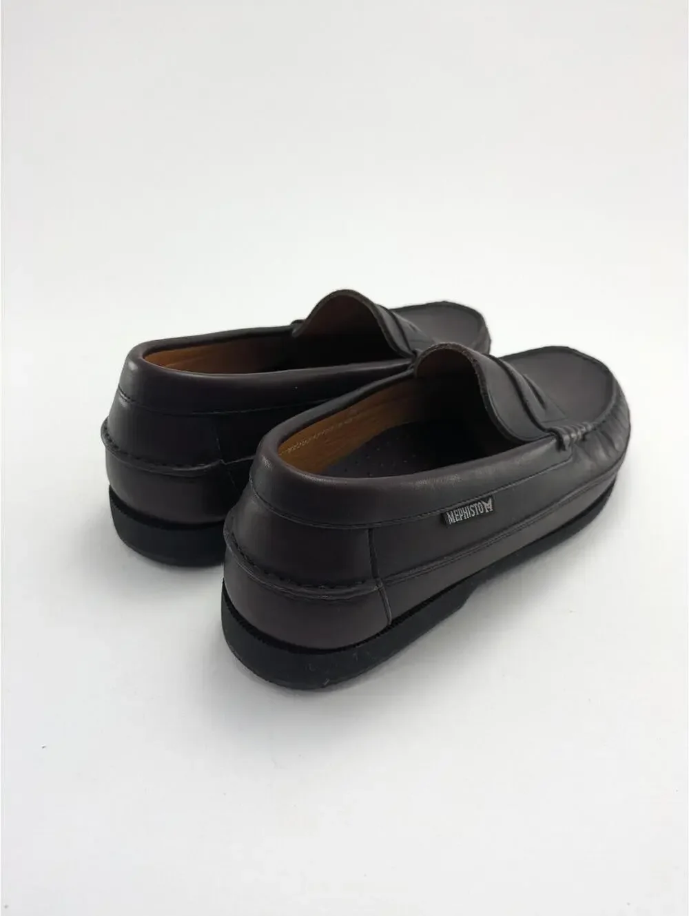 Mens MEPHISTO Cap Vert Classic Penny Air Relax Brown Leather Loafers Shoes Sz 12